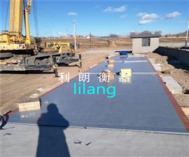 攀枝花工地安裝120噸*數字汽車衡