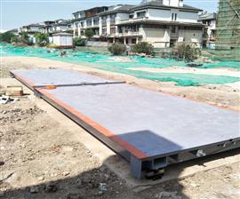 無人值守稱重150噸電子地磅秤用于津南工地