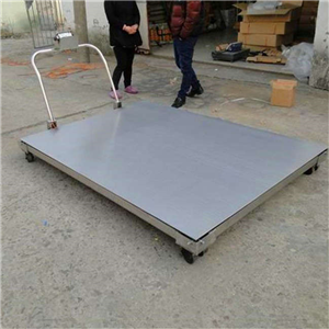 郴州1米不銹鋼可移動電子地秤