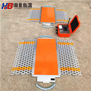 哈爾濱120噸便攜式移動汽車輪重儀