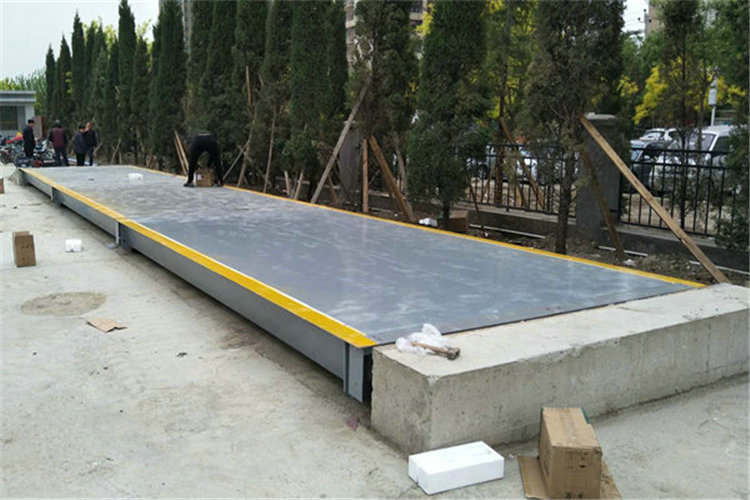西青區地磅廠家120噸3x18米工地電子磅秤