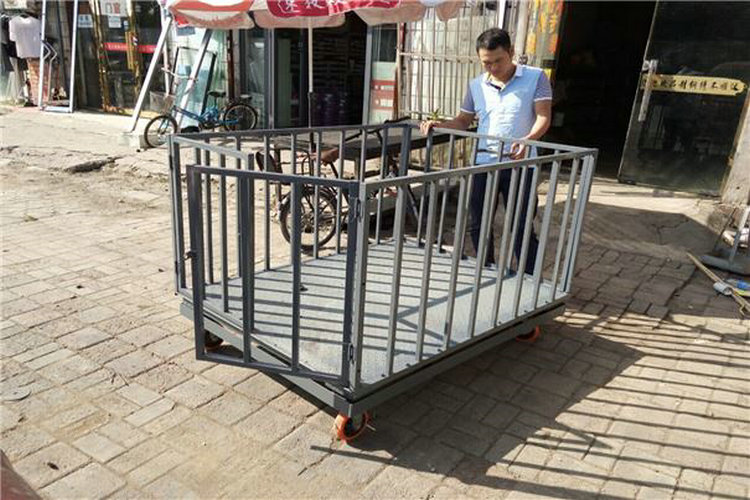 長沙平臺蓄牧電子秤1.5乘以2米3噸帶護欄地磅報價
