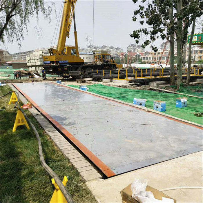 益陽長期供應120噸-3×10m地磅礦上用大噸位汽車衡